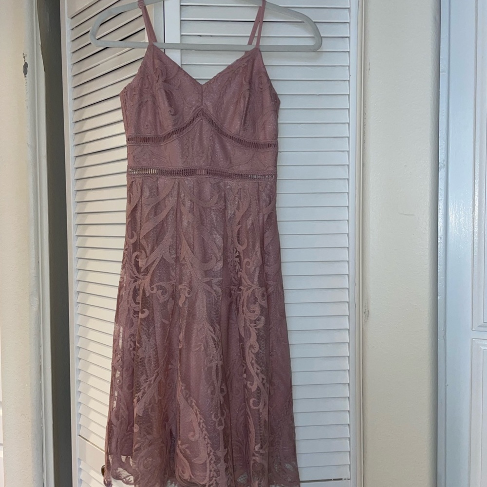 Boohoo Petite Premium Lace Midi Dress